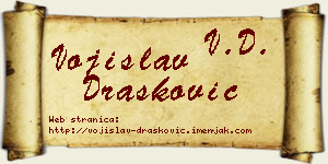 Vojislav Drašković vizit kartica